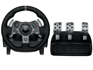 Volante Logitech G920 Driving Force e Pedais com Force Feedback para Xbox Series X|S, Xbox One e PC