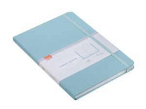 Caderneta Brochura Verde Agua Capa Dura Sem Pauta A5 BRW